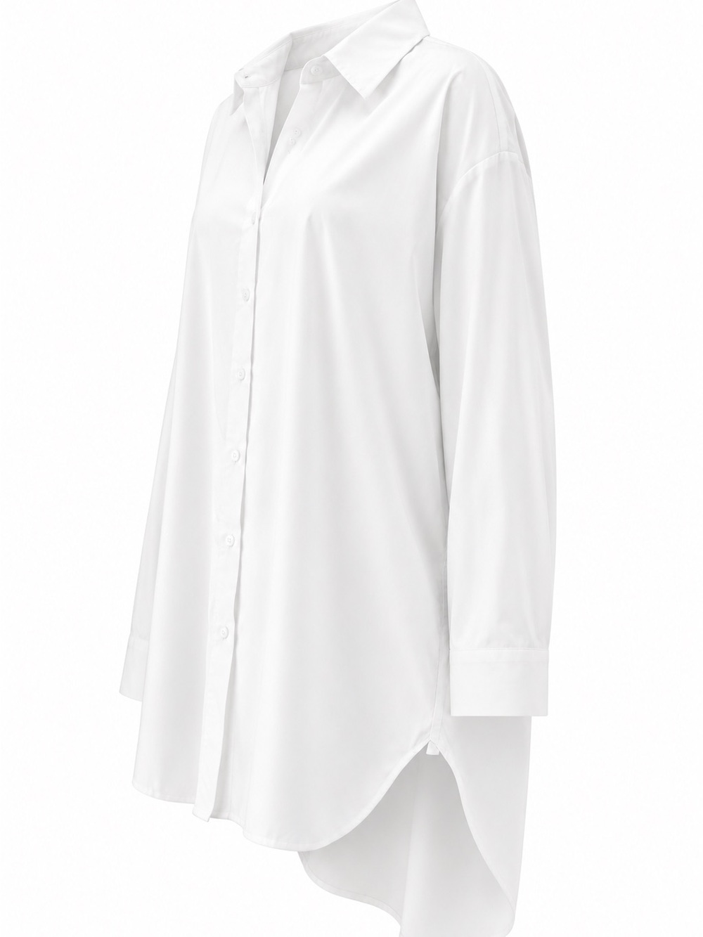 Oversized Cotton Modest Top Long Loose Fit Muslimah Hijab Tunic Shirt